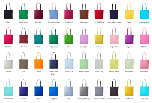 Cotton Long Handle Tote Bag